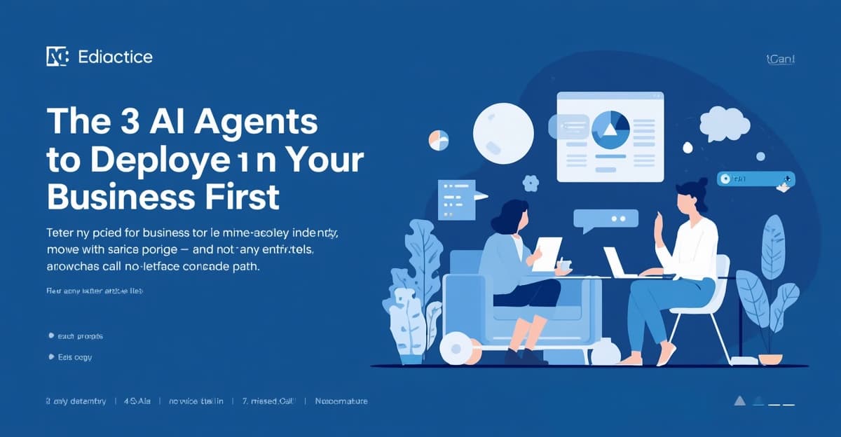 The 3 AI Agents to Deploy in Your Business First